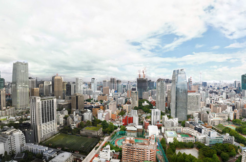 Сферическая панорама Токио